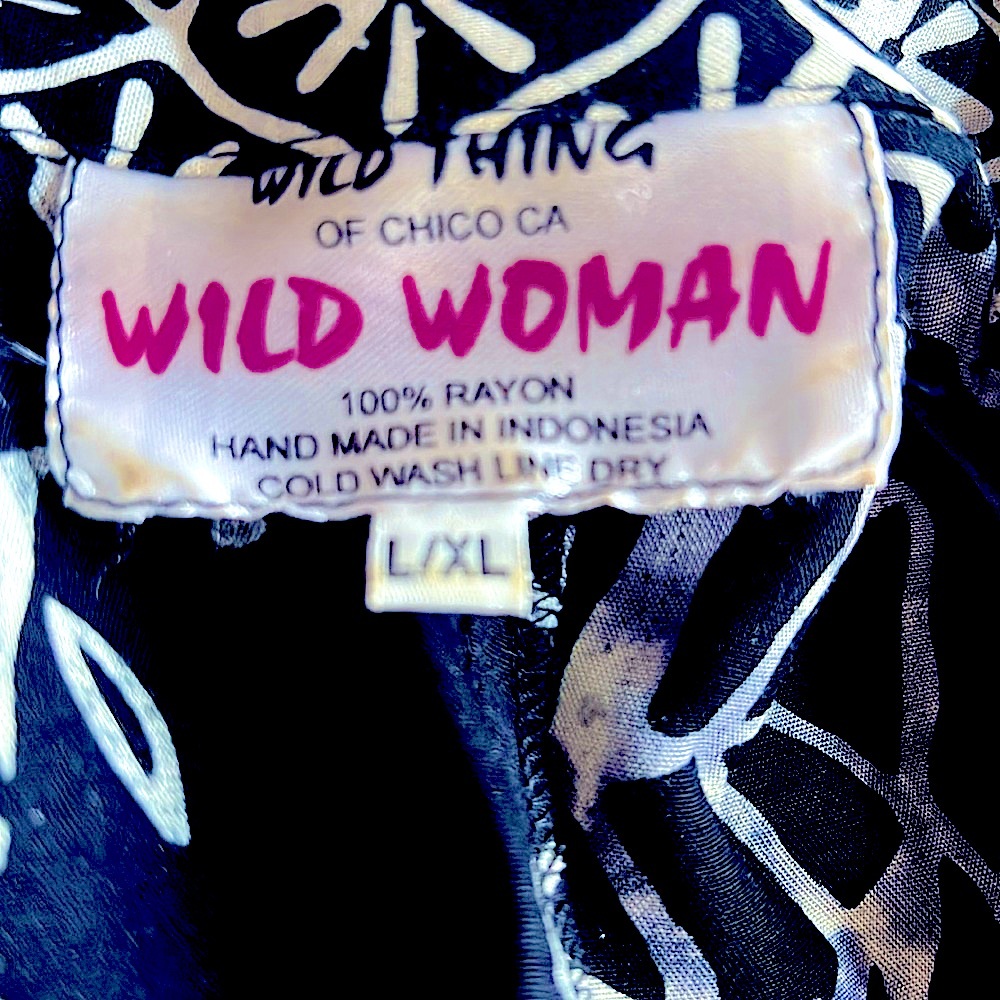 PristineWILDTHING CHICO Of CAWhiteBlackSoftTealGeomatric&Flower L/XL.Versatile - Picture 8 of 13